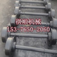 煤矿用平板车专用轮对轨距600矿车实心轮组