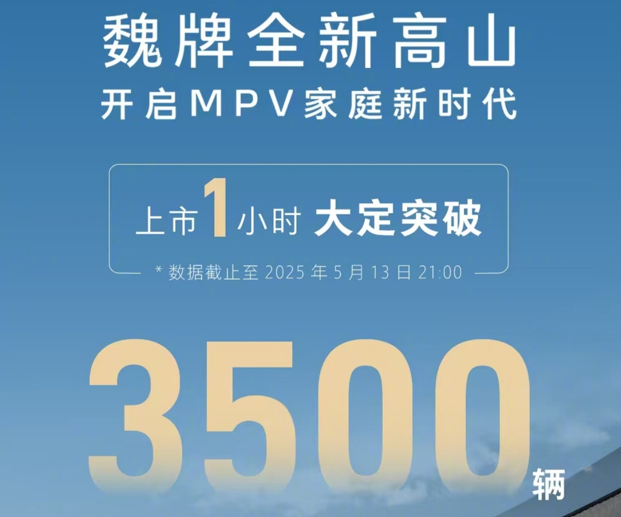 1小时大定超3500台，魏建军的高山真能卖爆吗？_1小时大定超3500台，魏建军的高山真能卖爆吗？_