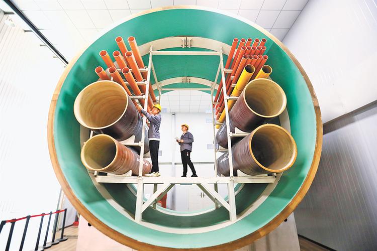 新型材料管廊生产厂家_竹缠绕复合管_竹子环保材料