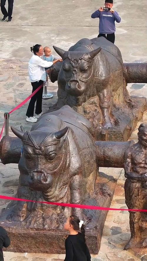 _古人打捞铁牛的故事_ 黄河铁牛保护方法 